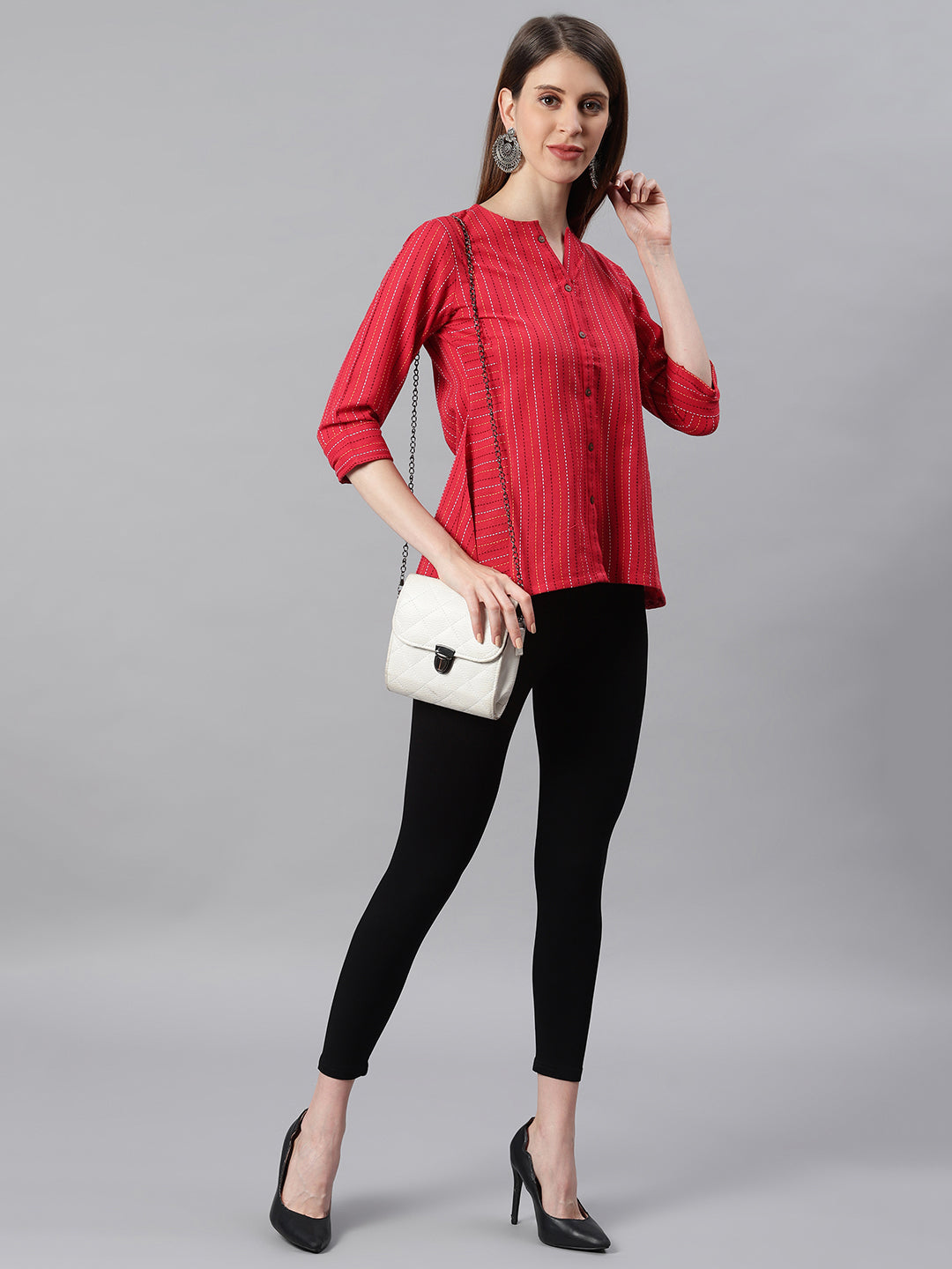 Black Viscose Lycra Legging