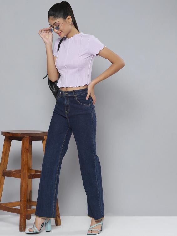 Light Purple Crop Top