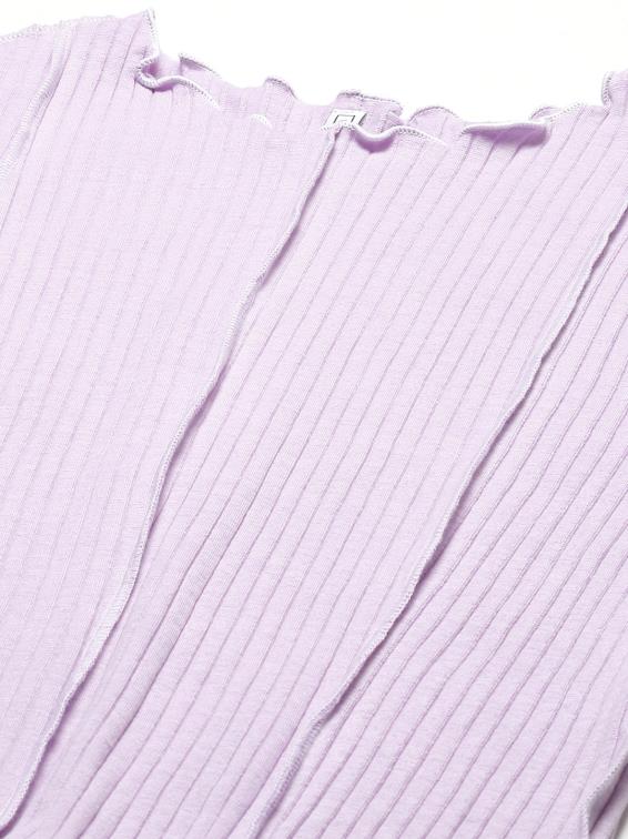 Light Purple Crop Top