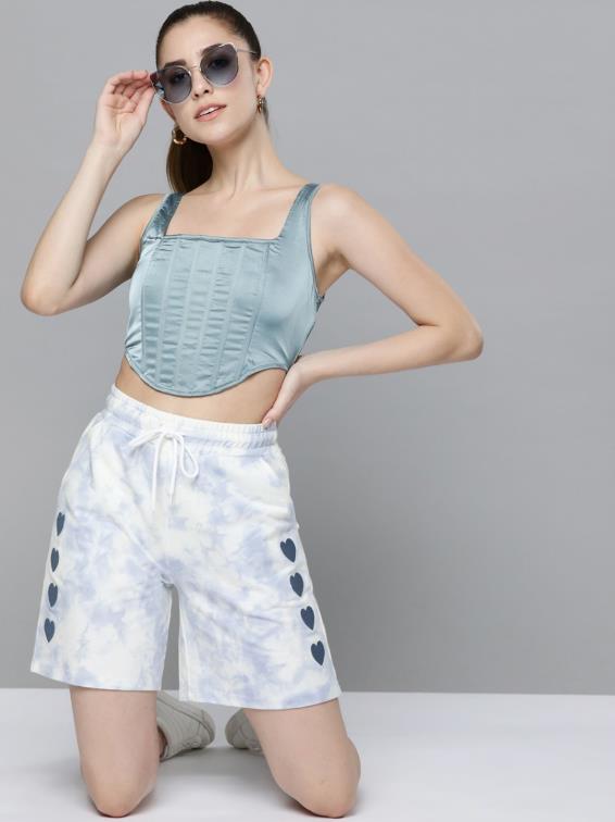 Light Blue Short Cotton Pant