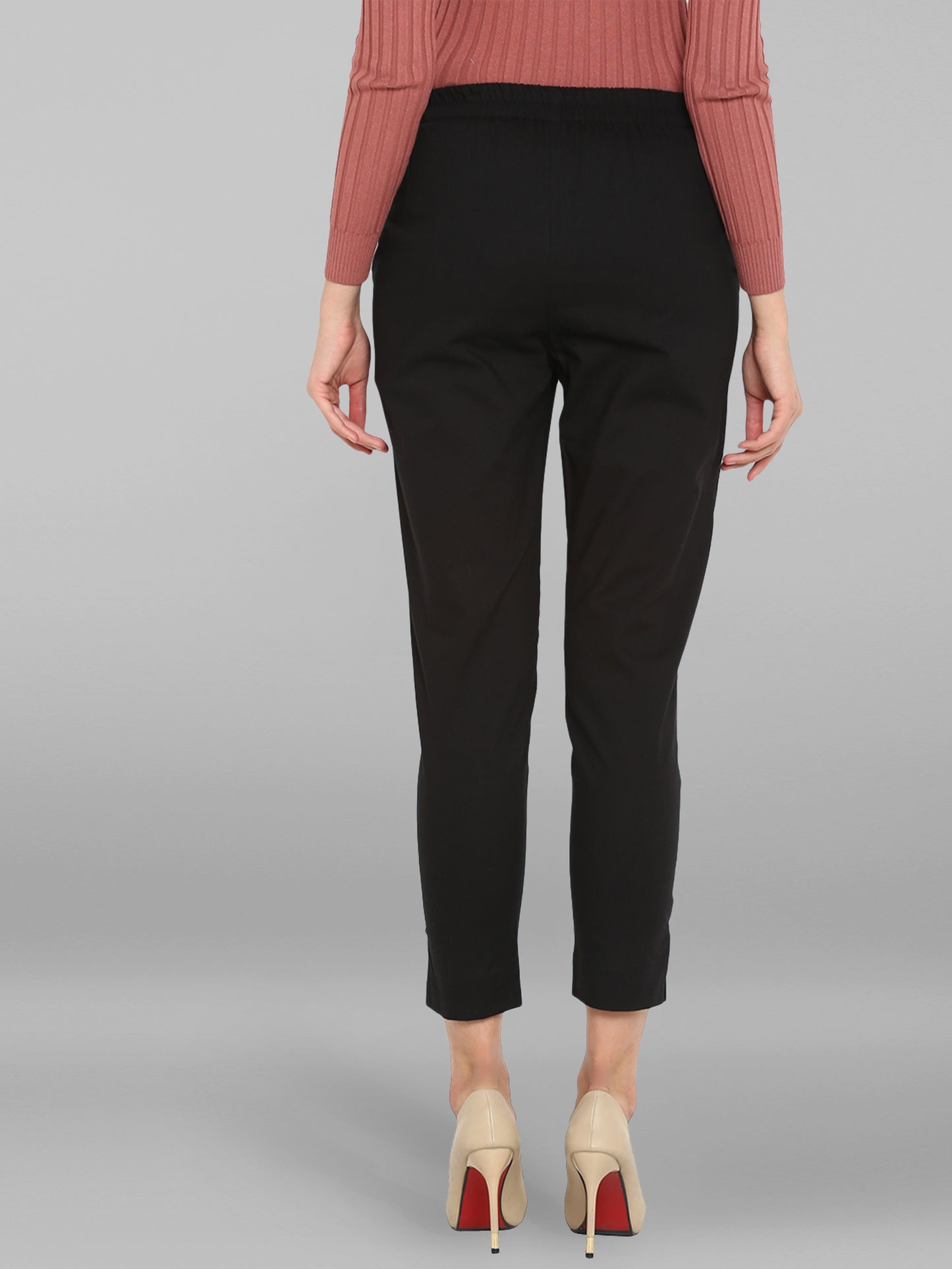 Black Pure Cotton Casual Pant for extra Comfort