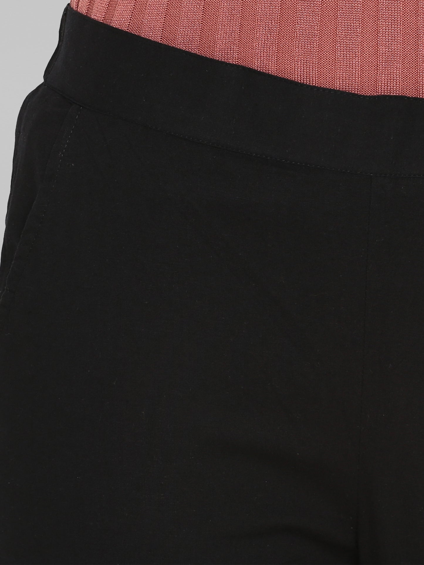 Black Pure Cotton Casual Pant for extra Comfort