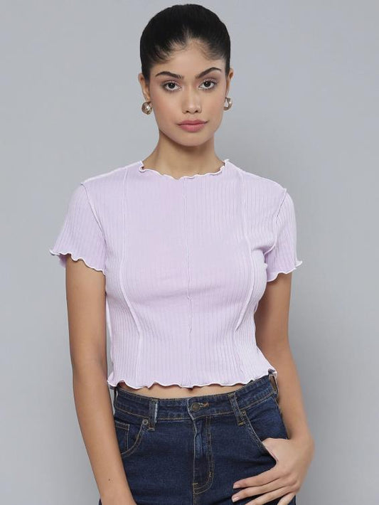 Light Purple Crop Top