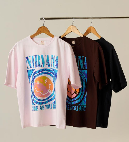 Oversized Drop Shoulder Printed T-Shirts